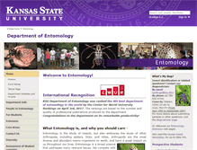 Tablet Screenshot of entomology.k-state.edu