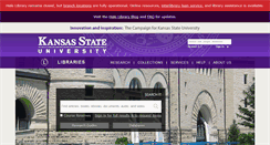 Desktop Screenshot of lib.k-state.edu