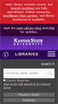 Mobile Screenshot of lib.k-state.edu