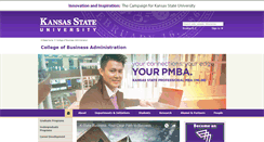 Desktop Screenshot of cba.k-state.edu