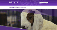 Desktop Screenshot of ksre.k-state.edu