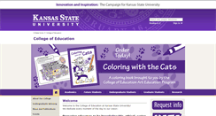 Desktop Screenshot of coe.k-state.edu