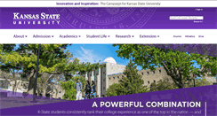 Desktop Screenshot of k-state.edu