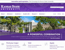 Tablet Screenshot of k-state.edu