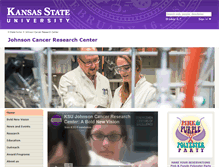 Tablet Screenshot of cancer.k-state.edu