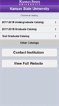 Mobile Screenshot of catalog.k-state.edu
