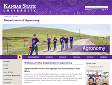 Tablet Screenshot of agronomy.k-state.edu