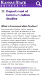 Mobile Screenshot of commstudies.k-state.edu