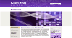 Desktop Screenshot of bioinformatics.k-state.edu