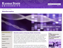 Tablet Screenshot of bioinformatics.k-state.edu