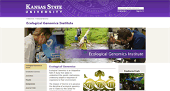 Desktop Screenshot of ecogen.k-state.edu