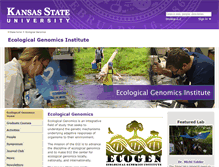 Tablet Screenshot of ecogen.k-state.edu